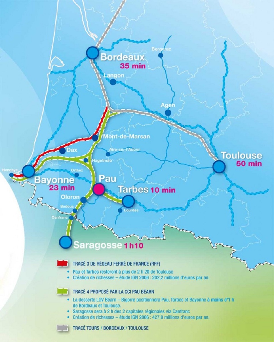 Le TGV agrandit son réseau dans le sud : Paris-Toulouse, Bordeaux-Toulouse...